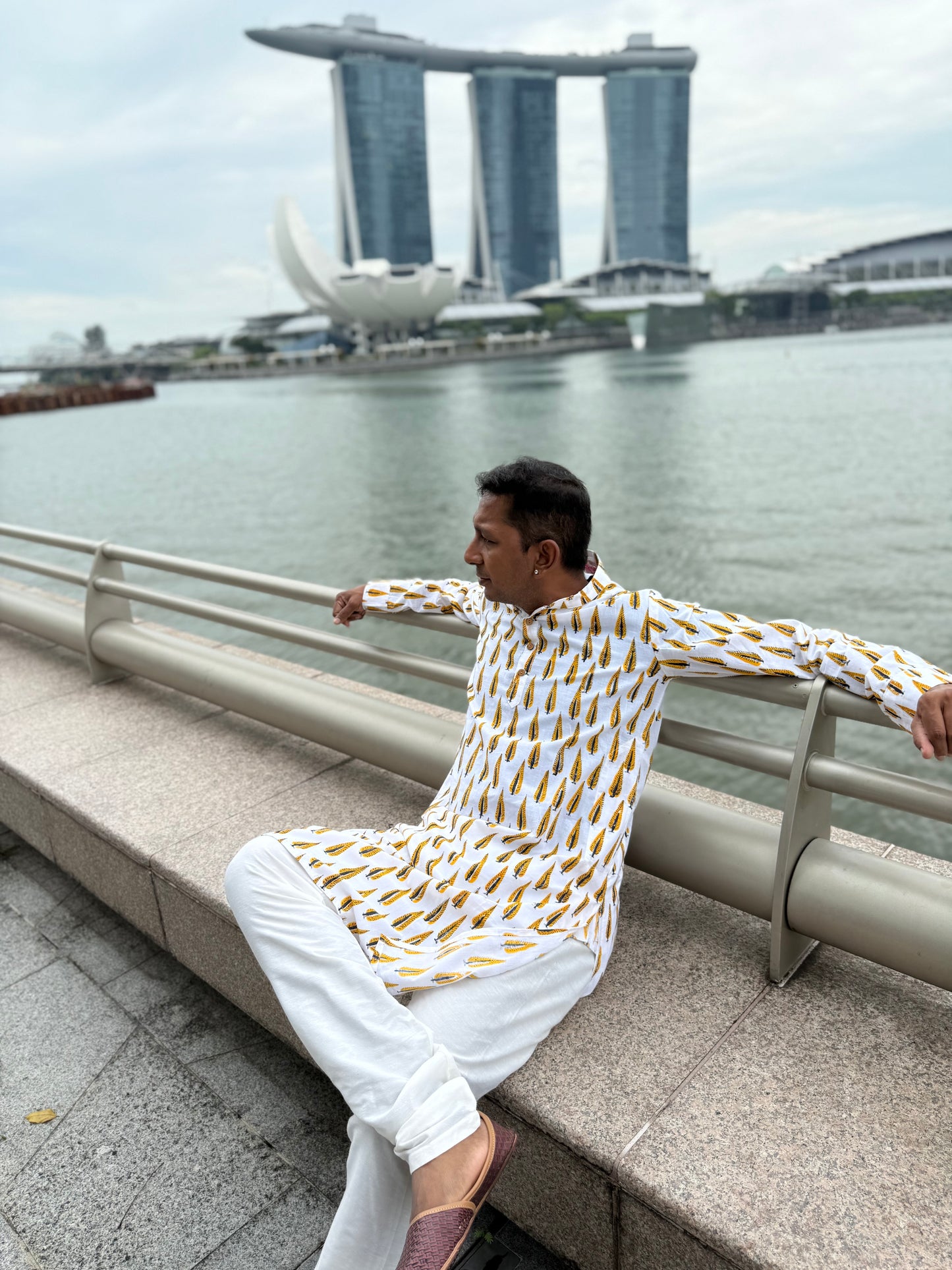 Midautumn Rains - Basanti Veer Kurta