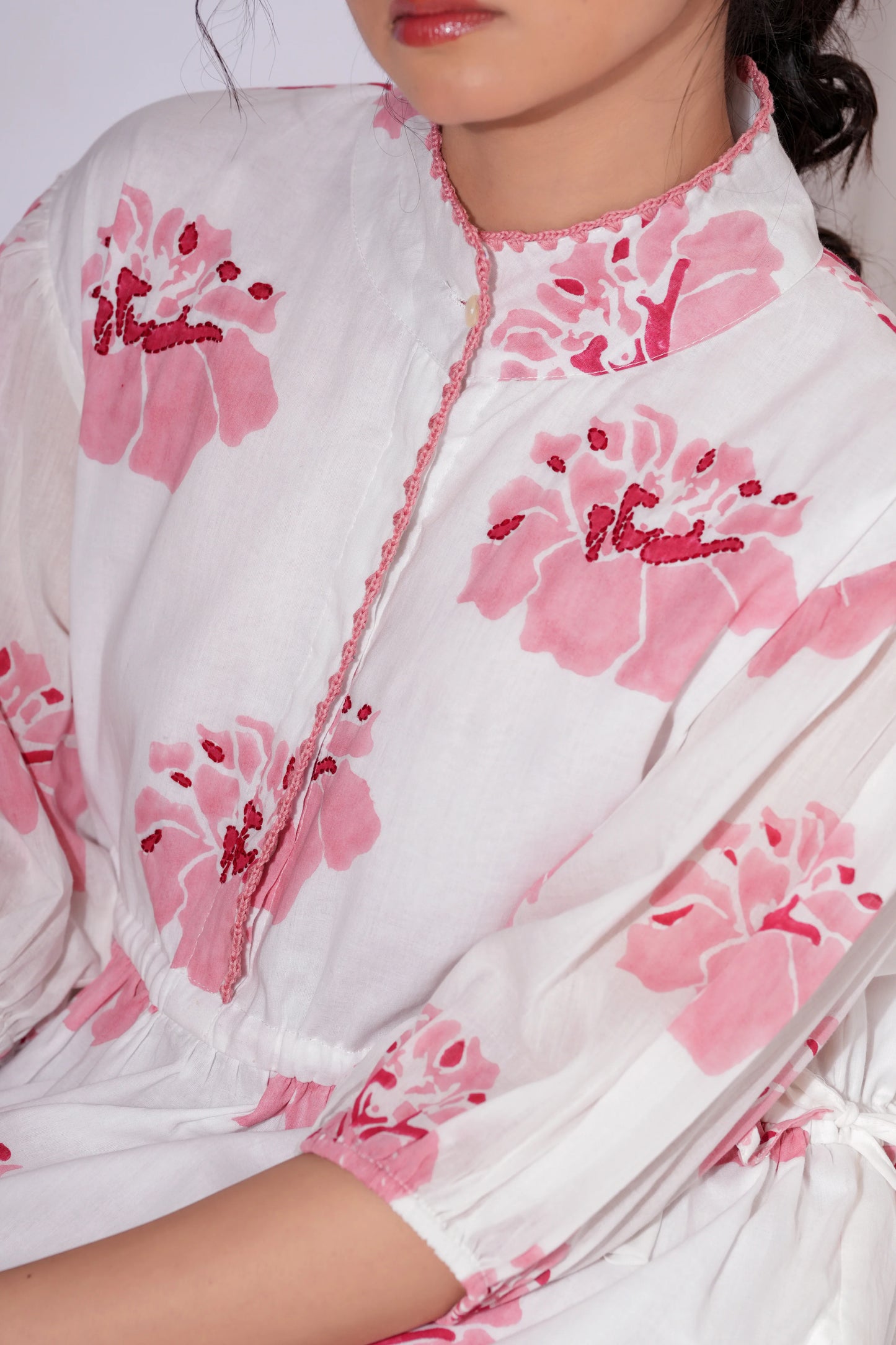 Iksha - Mandarin Collar Dress