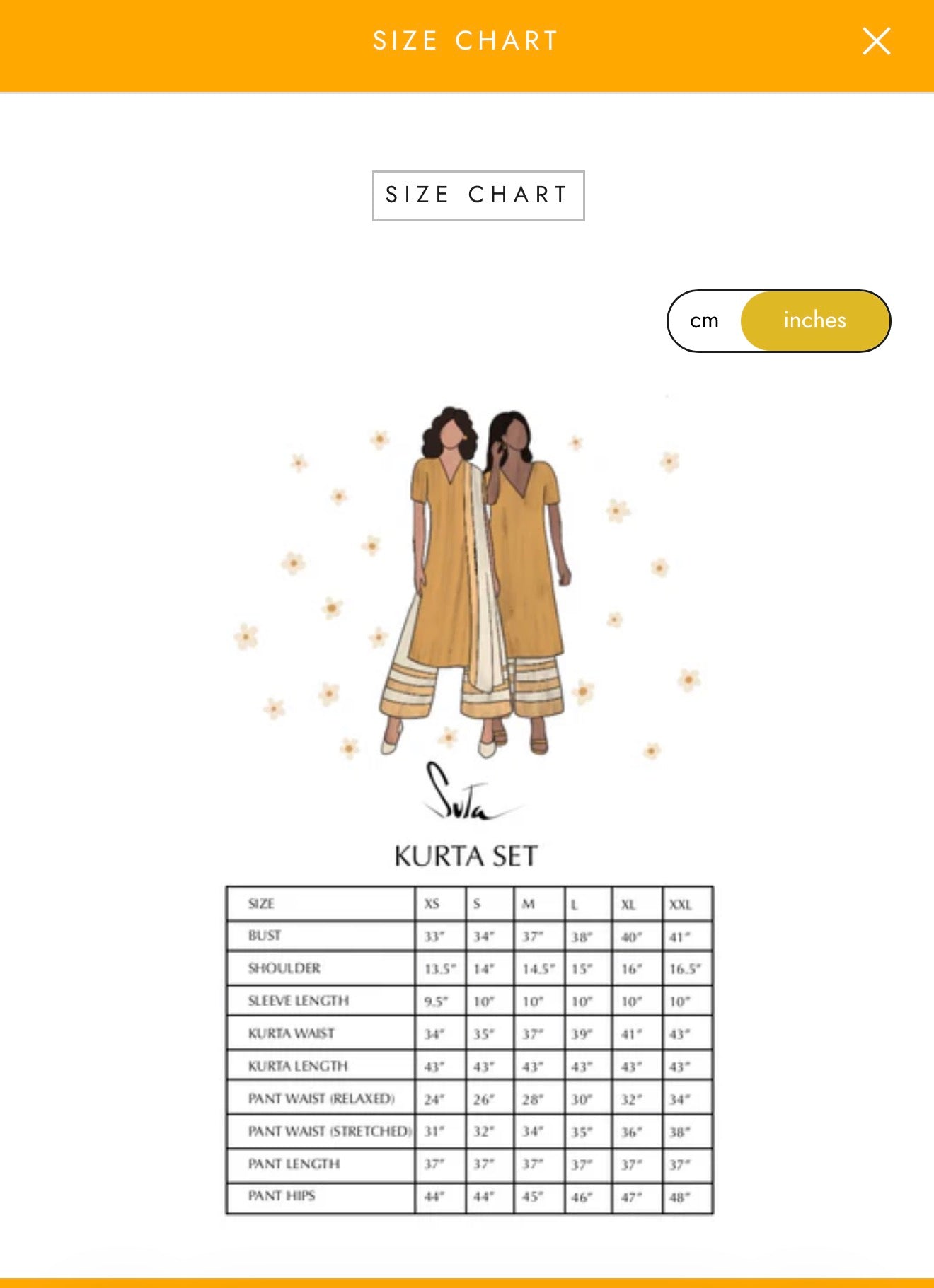 Suta - Jhora Pata Kurta Set