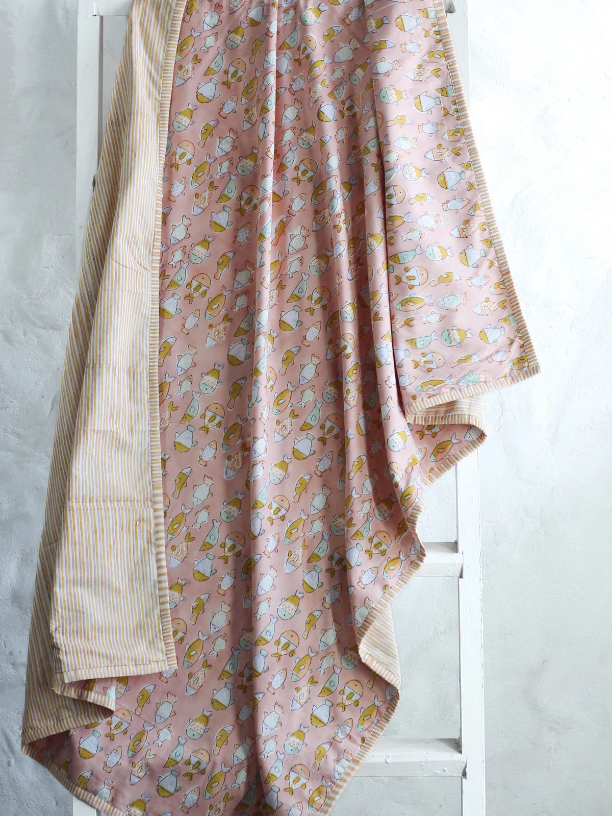 Chhapa - Peach Fish Kids Quilt