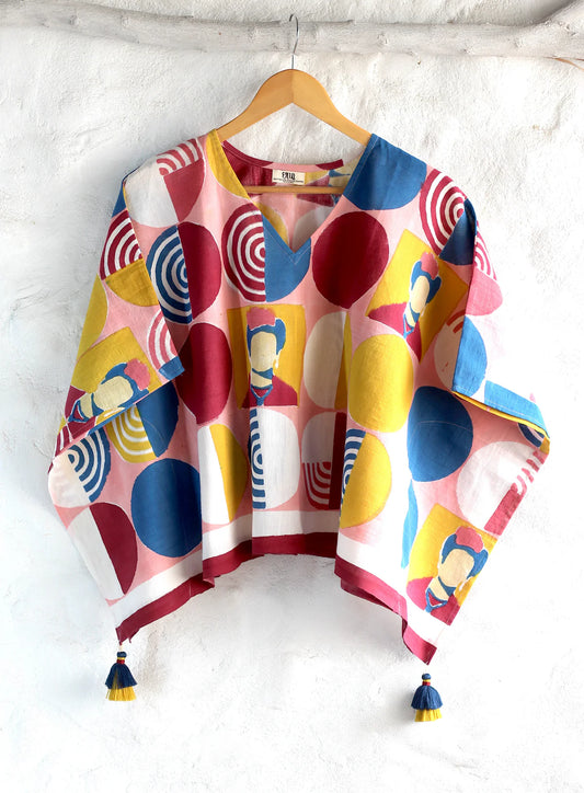 Chhapa - Frida the Painter Kaftan Top