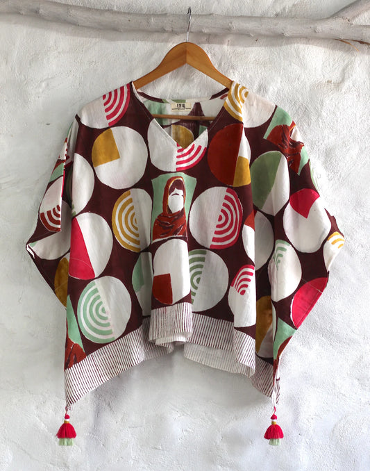 Chhapa - Malala Yousafzai Kaftan Top