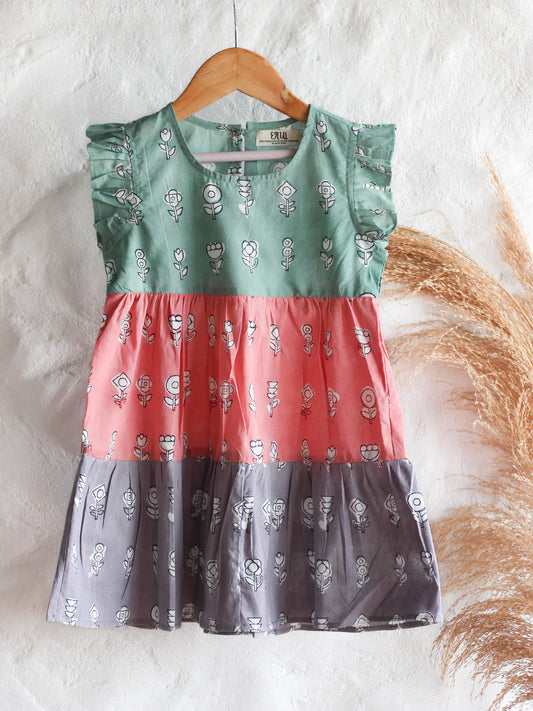 Chhapa - Flower Ruffle Dress