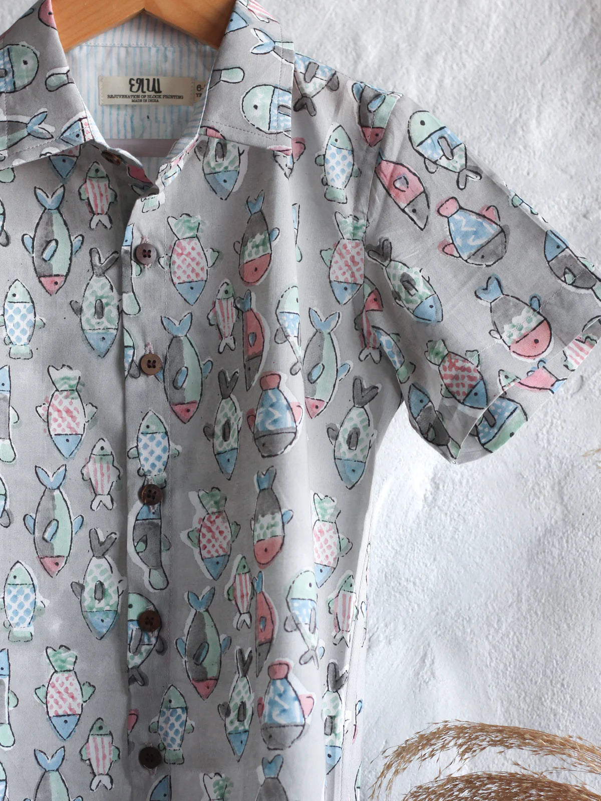 Chhapa - Gray Fish Shirt