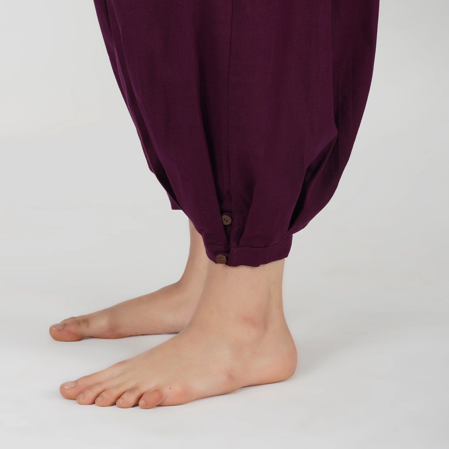 AKISO- Women Cotton Yoga Pants Purple -Chakra