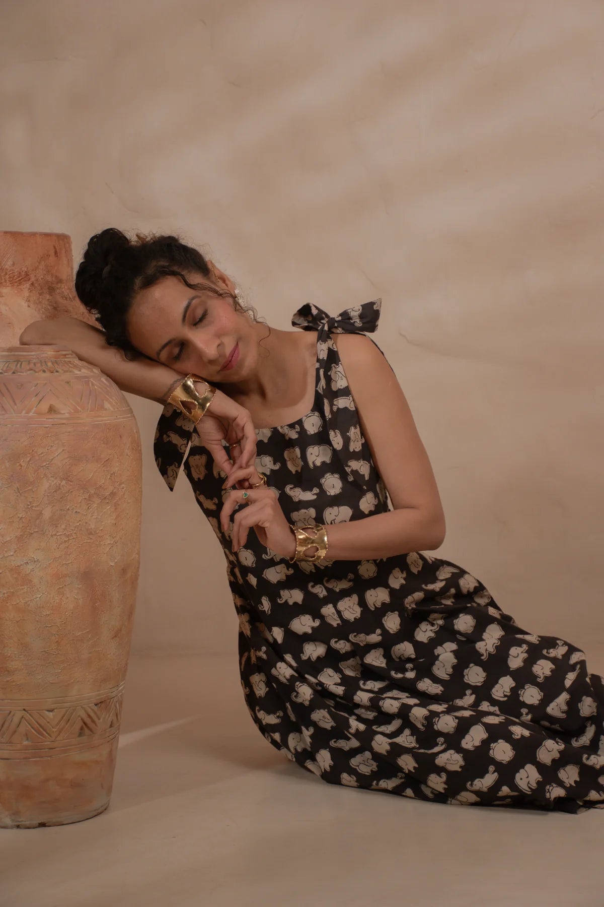 Chhapa - Twilight Elephant Dress