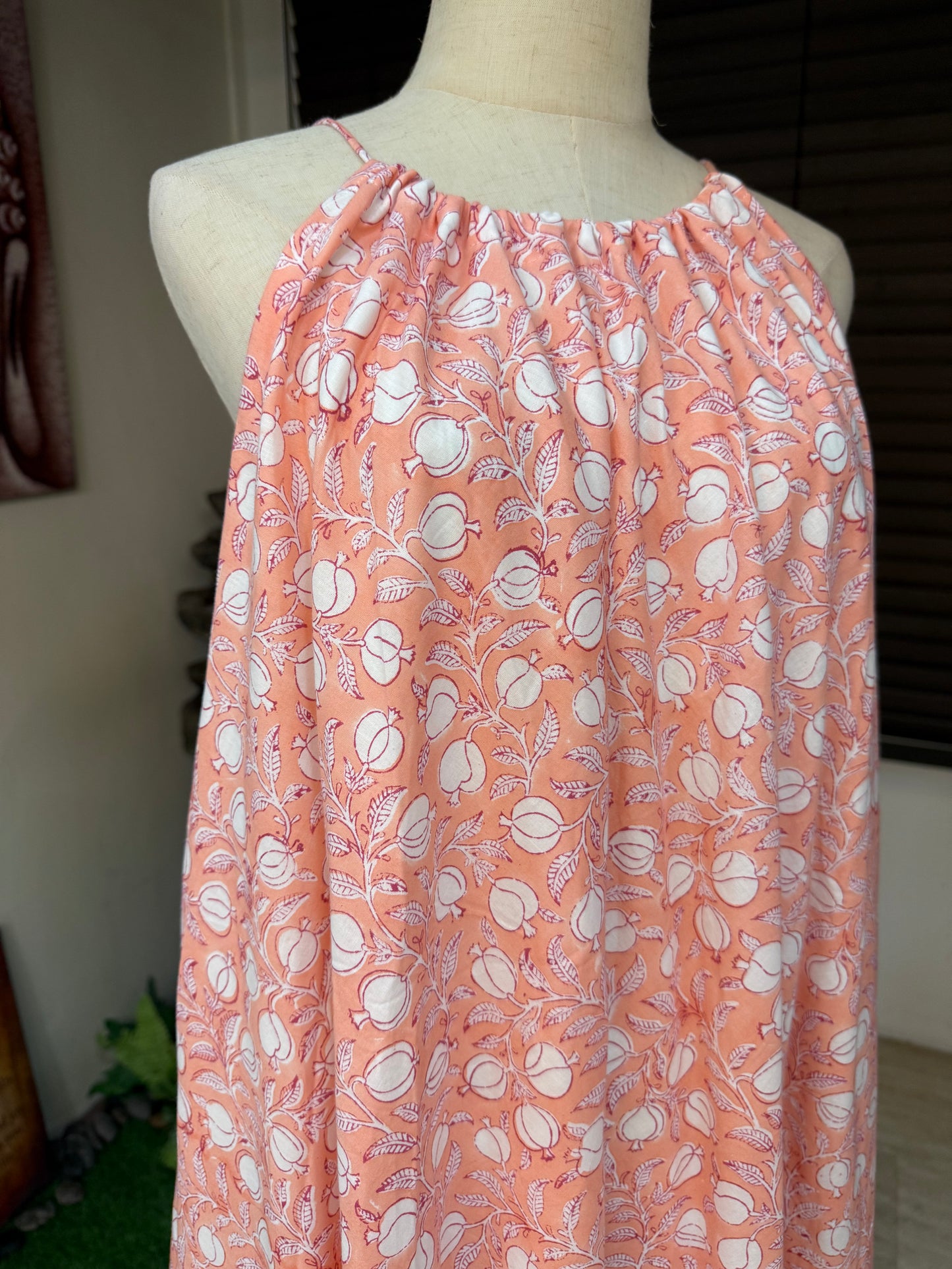 Iksha - Pink Mirage Midi Swing Dress