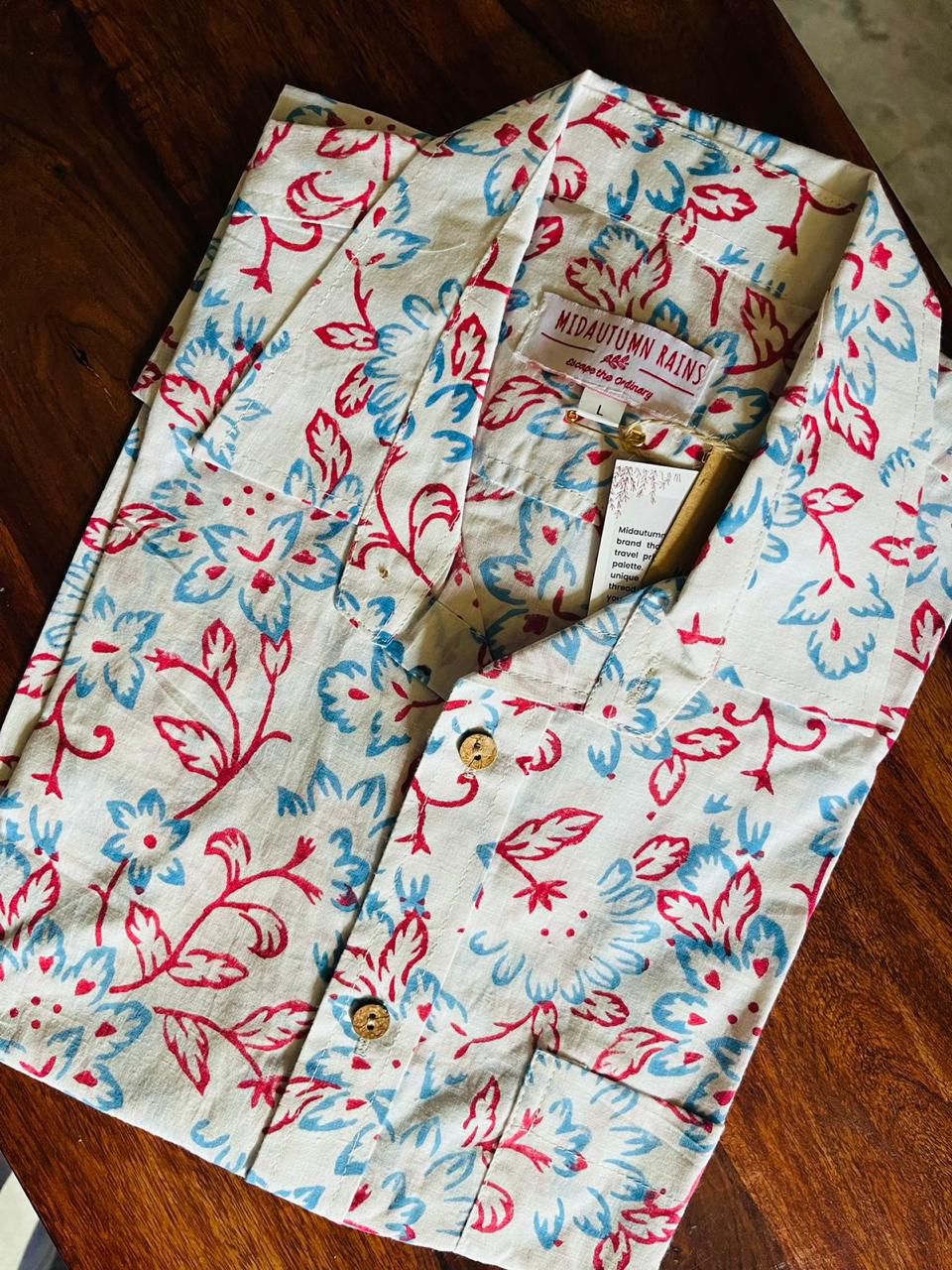 Midautumn Rains - Half Sleeve Men Shirt